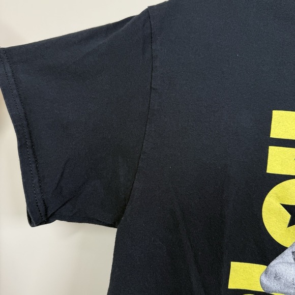 Miley Cyrus T-Shirt Unisex Medium Black Spell Out Midnight Sky Plastic Hearts - Picture 4 of 7